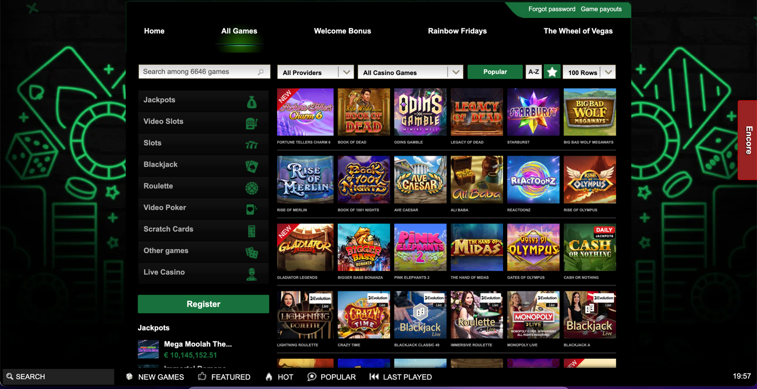 Explore Thrilling Casino Games with Exclusive Bonuses: FREE SPINS, NO DEPOSITS, and Welcome Offers